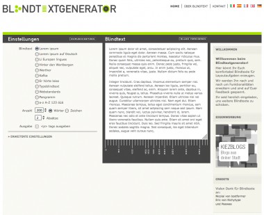 Blindtextgenerator Blindtextgenerator