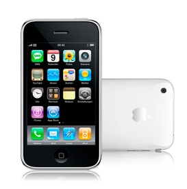 Apple iPhone in schwarz und weiß