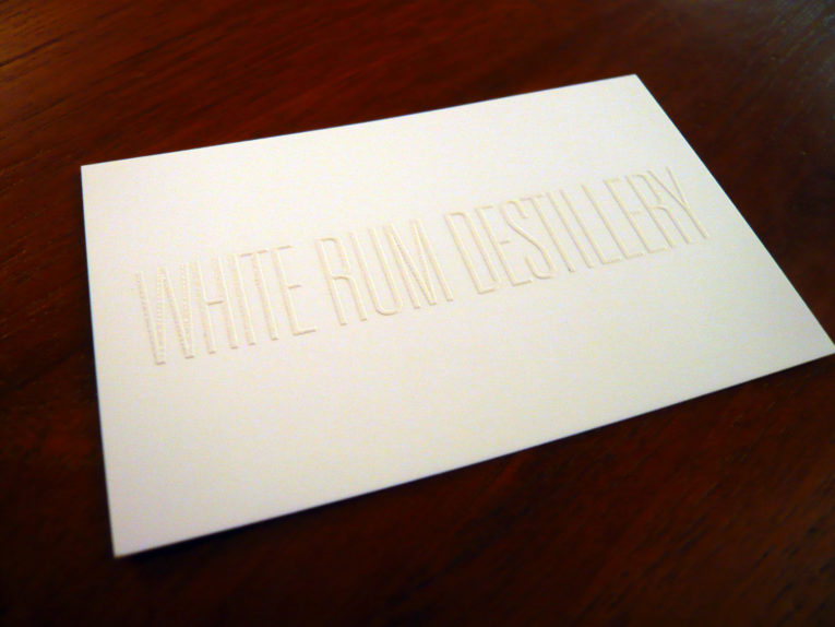 White-Rum-Reliefdruck-Digitaldruck