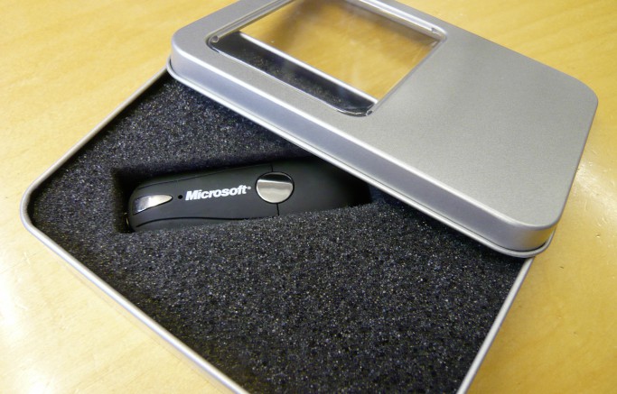 Blechdose für USB-Stick mit Inlay