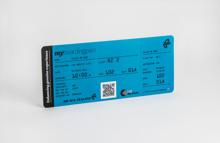 Personalisierter Boardingpass