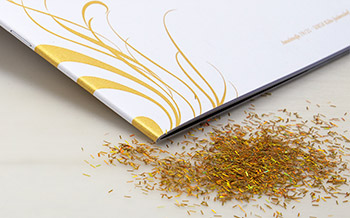 Schimmerndes Gold als Sonderfarbe