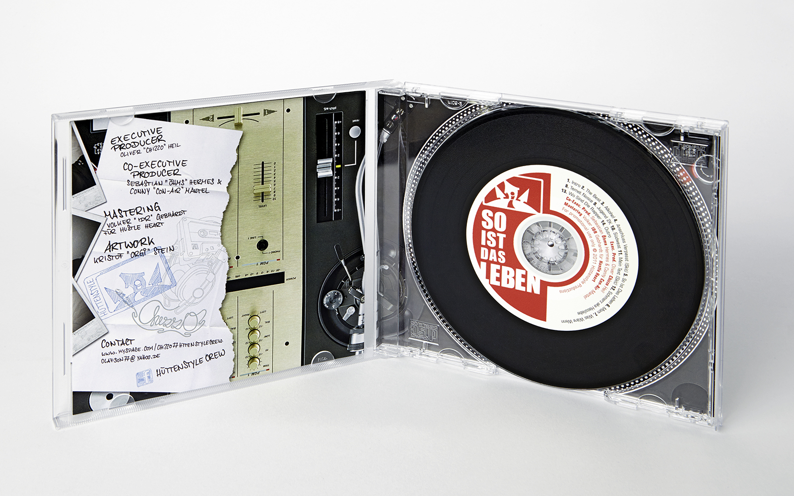CD mit Juwel Case und Covercard