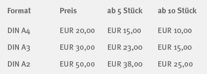 Preise Digitale Proofs